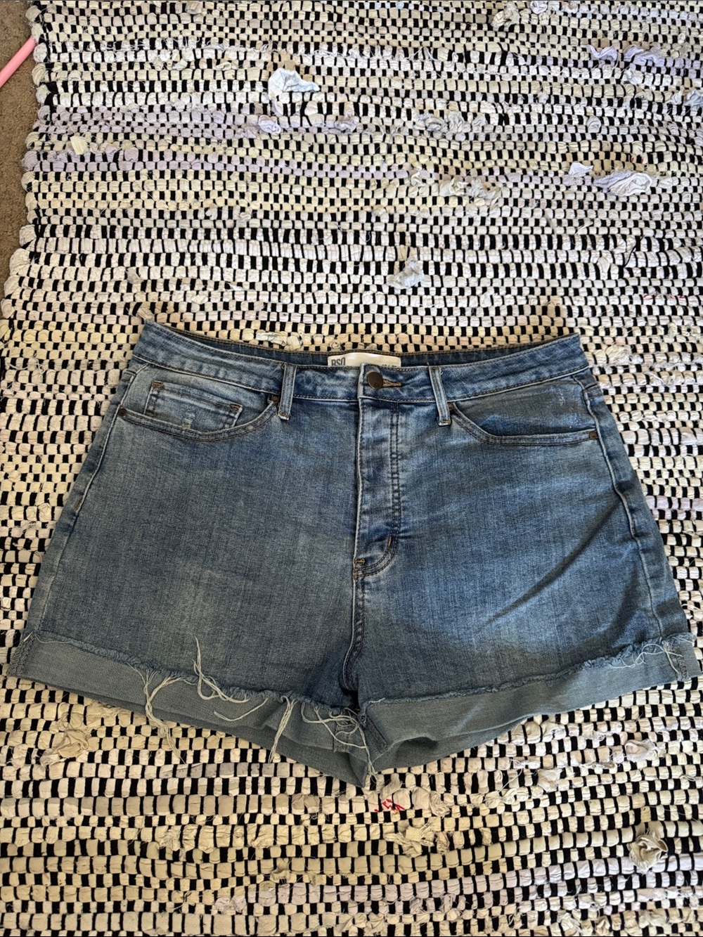 RSQ Super High Rise Mom Shorts